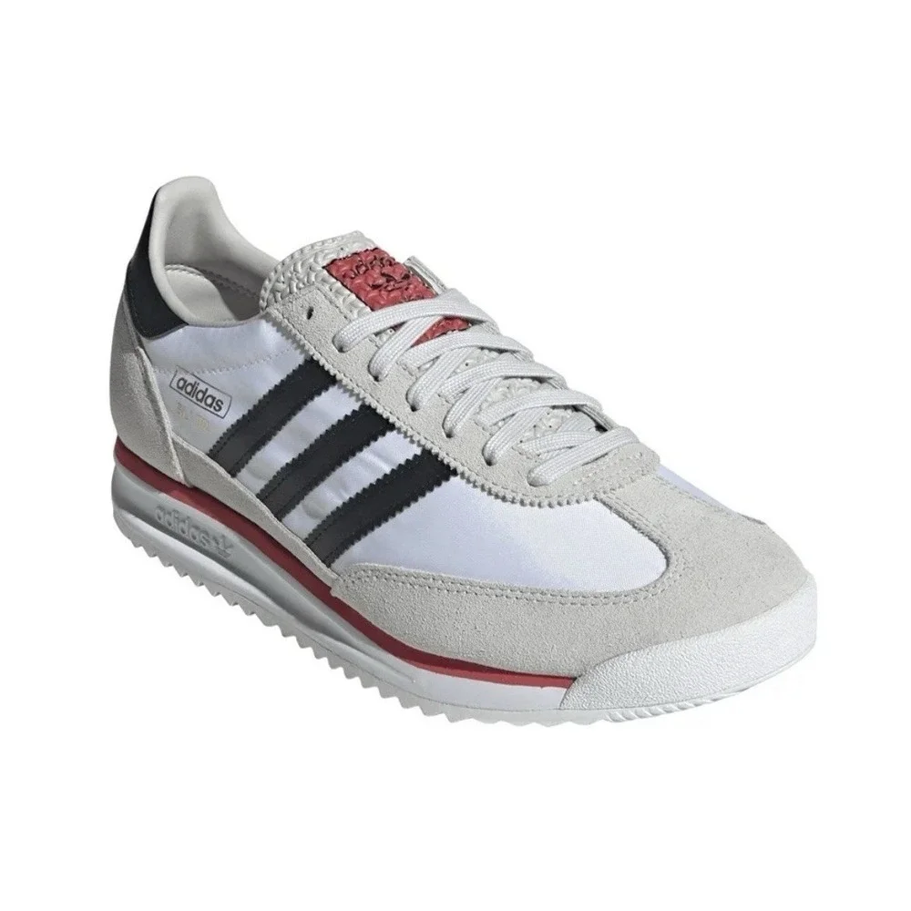 Adidas Men's SL 72 RS Sneakers Cloud White Core Black Grey JS0746 Size 11.5 NEW
